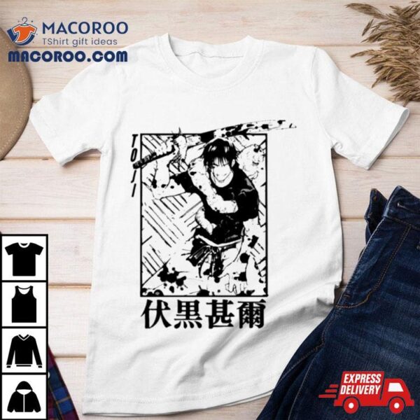 Jujutsu Swords B&w Art Jujutsu Kaisen Toji Shirt