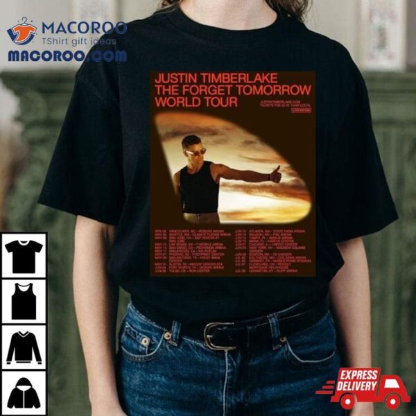 Justin Timberlake The Forget Tomorrow World Tour 2024 Shirt