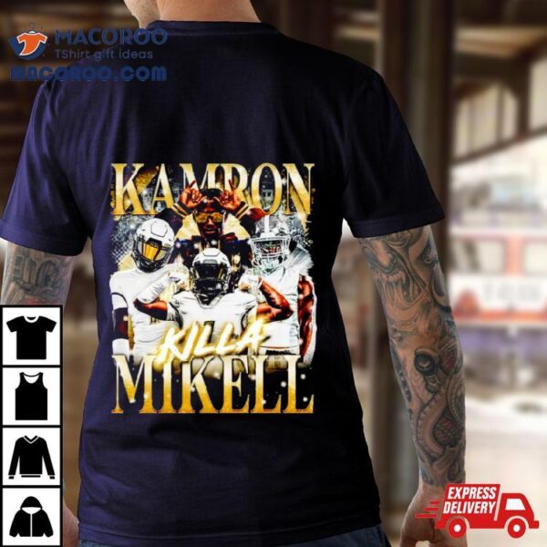 Kamron Mikell Colorado Buffaloes Football Graphic Football Shirt