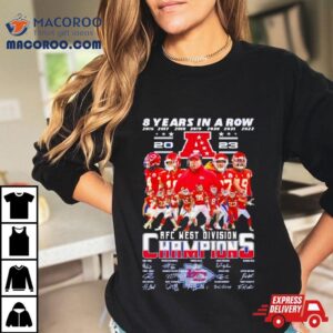 Kansas City Chiefs Afc West Champions Th Tshirt