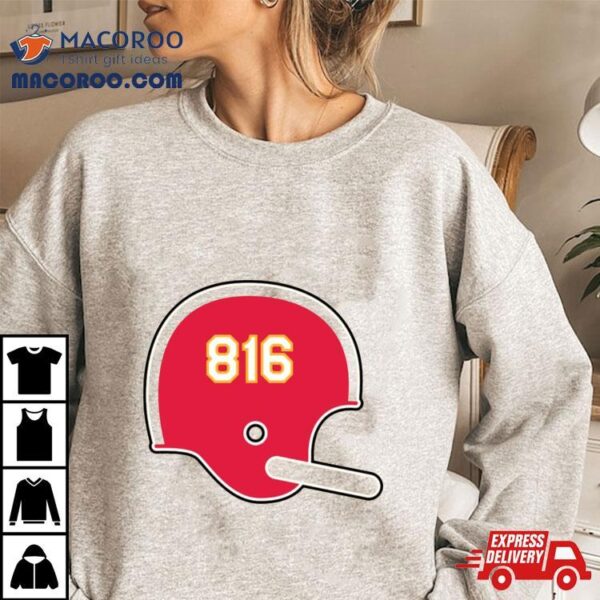 Kansas City Chiefs 816 Helmet Shirt