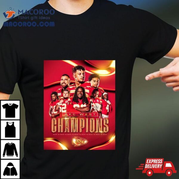 Kansas City Chiefs 8x Afc West Champions Shirt