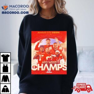 Kansas City Chiefs Afc West Champions For The Th Straight Year Tshirt