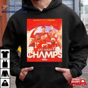 Kansas City Chiefs Afc West Champions For The Th Straight Year Tshirt