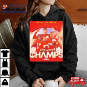 Kansas City Chiefs Afc West Champions For The Th Straight Year Tshirt