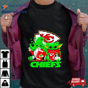 Kansas City Chiefs Baby Yoda Happy St Patrick Rsquo S Day Shamrock Tshirt