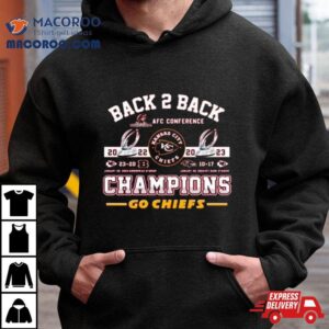 Kansas City Chiefs Back Back Champions Go Chiefs Tshirt