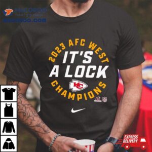 Kansas City Chiefs Nike Afc West Division Champions Locker Room Trophy Collection Tshirt