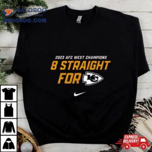 Kansas City Chiefs Nike Toddler Eight Time Afc West Division Champions Tshirt