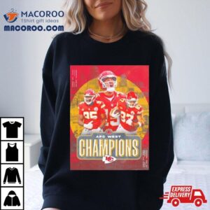 Kansas City Chiefs The Kings Of The Afc West For The Th Straight Year Tshirt