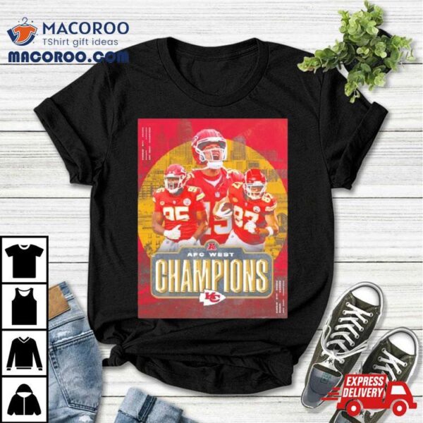 Kansas City Chiefs The Kings Of The Afc West For The 8th Straight Year Shirt