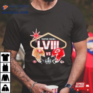 Kansas City Chiefs Vs San Francisco Ers Super Bowl Lviii Matchup Tshirt