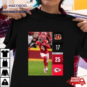 Kansas City Chiefs Win Cincinnati Bengals Nfl Season Final Score Tshirt