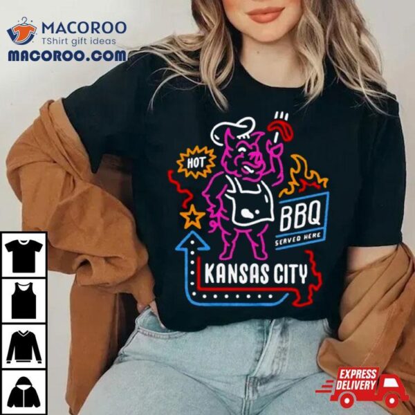 Kansas City Loves Bbq Vintage Shirt