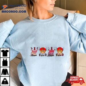 Kansas Highland Cow Football Retro Tshirt