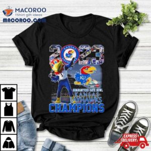 Kansas Jayhawks Guaranteed Rate Bowl Champions Masco Tshirt