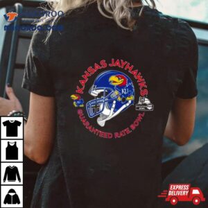 Kansas Jayhawks Helmet Guaranteed Rate Bowl Tshirt