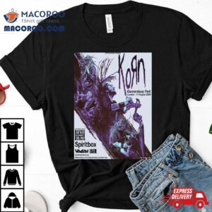 Korn In Gunnersbury Park London On August Line Up Tshirt