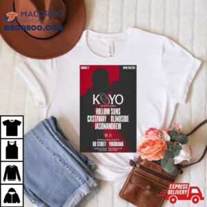 Koyo Appearing Live In Concert At Bb Street Yokohama January Japan Tour Tshirt