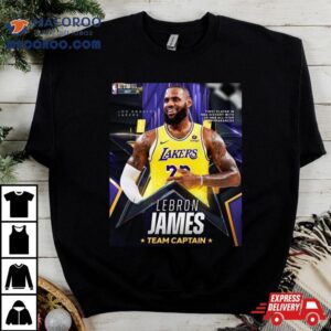 Lebron James First Player In Nba History With Nba All Star Appearances Team Captain Tshirt