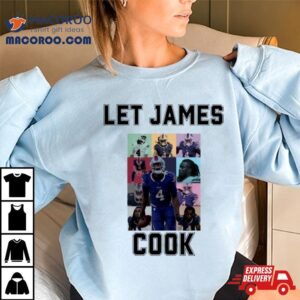 Let James Cook Buffalo Bills Eras Tour Tshirt