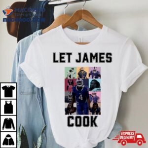 Let James Cook Buffalo Bills Eras Tour Tshirt