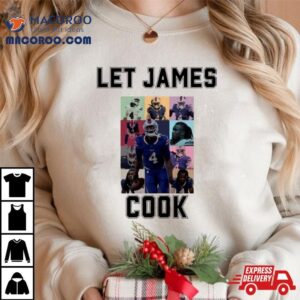 Let James Cook Buffalo Bills Eras Tour Tshirt