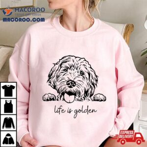 Life Is Golden Dog Mom Goldendoodle Mama Mother S Day Gif Tshirt