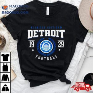 Limited Edtion Detroit Football We Are Built For This Tshirt