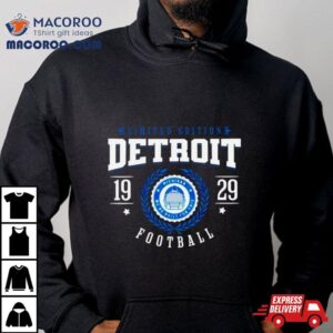 Limited Edtion Detroit Football We Are Built For This Tshirt