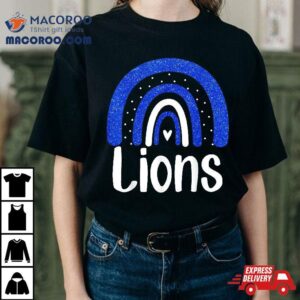 Lions School Sports Fan Team Spiri Tshirt