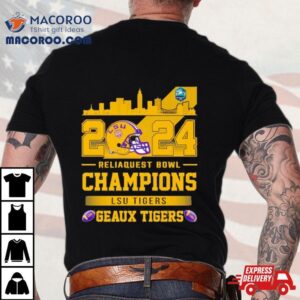 Lsu Tigers Football Reliaquest Bowl Champions Helme Tshirt