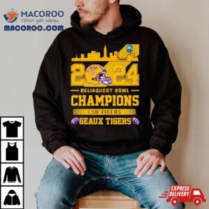 Lsu Tigers Football Reliaquest Bowl Champions Helme Tshirt