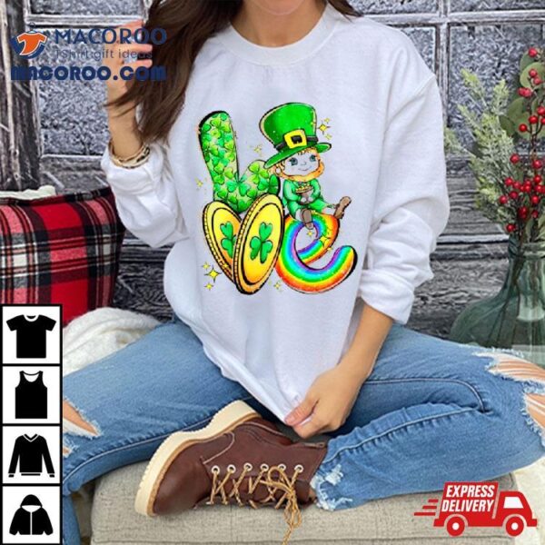 Lucky Love Leprechaun St. Patrick’s Day Shirt