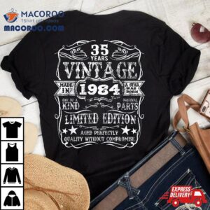 Made In Years Old Vintage Th Birthday Gif Tshirt