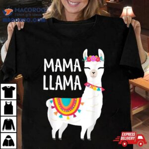Mama Llama Funny Mother’s Day Shirt Mom Birthday