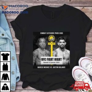 Marcus Mcghee Vs Gaston Bolanos Ufc Jan Tshirt