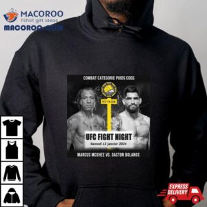 Marcus Mcghee Vs Gaston Bolanos Ufc Jan Tshirt