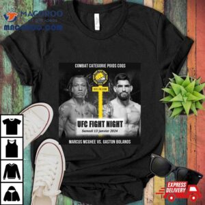 Marcus Mcghee Vs Gaston Bolanos Ufc Jan Tshirt