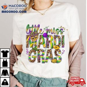 Mardi Gras Shirt Little Miss Girl Outfit