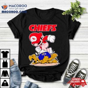 Mario Chiefs Stomps On Baltimore Ravens Football Tshirt