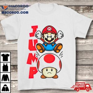 Mario Jumping On Toad Shirt