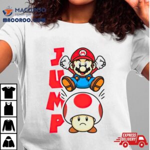 Mario Jumping On Toad Tshirt