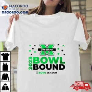 Marshall Thundering Herd Bowl Bound Bowl Season Tshirt