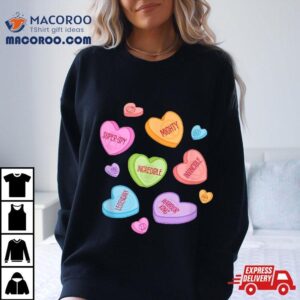 Marvel Avengers Candy Hearts Valentine’s Day Shirt