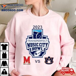 Maryland Terryland Terrapins Vs Auburn Tigers Transperfect Music City Bowl Tshirt