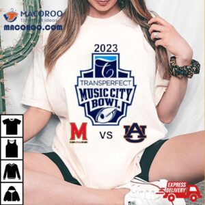 Maryland Terryland Terrapins Vs Auburn Tigers Transperfect Music City Bowl Tshirt