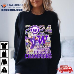 Mascot Washington Huskies Football 2024 Sugar Bowl Champions Shirt