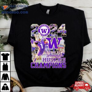 Mascot Washington Huskies Football Sugar Bowl Champions Tshirt