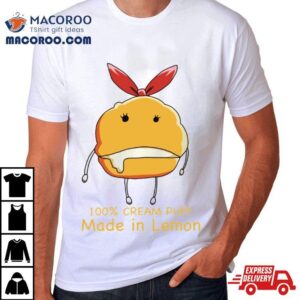 Mashle Anime Made In Lemon Irvine Cream Puff Plush Lucky Charm Tshirt